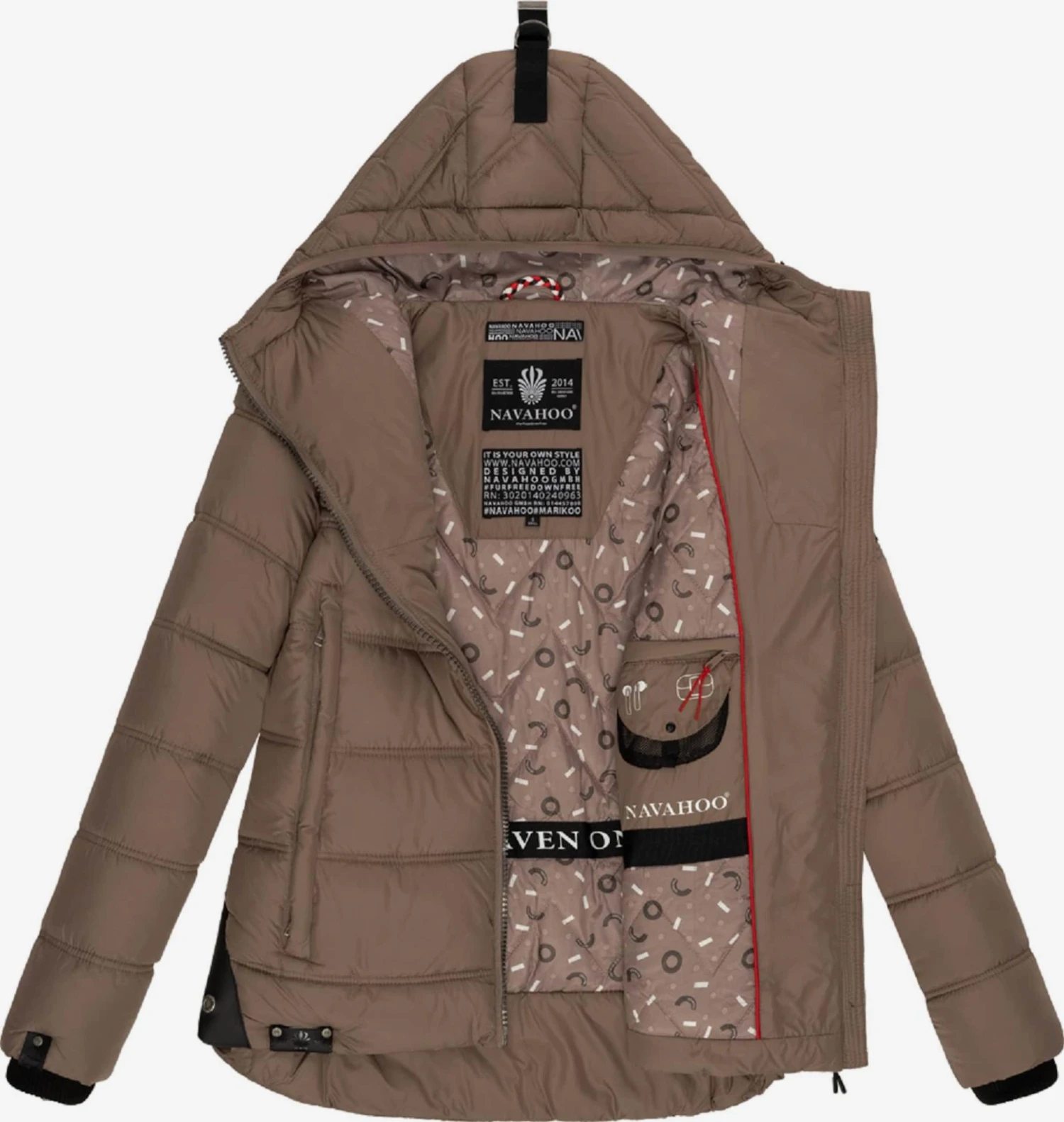 NAVAHOO Vinterjakke 'Renesmee' Lysebrun 4 NAVAHOO Vinterjakke 'Renesmee' Lysebrun - Bilde 4