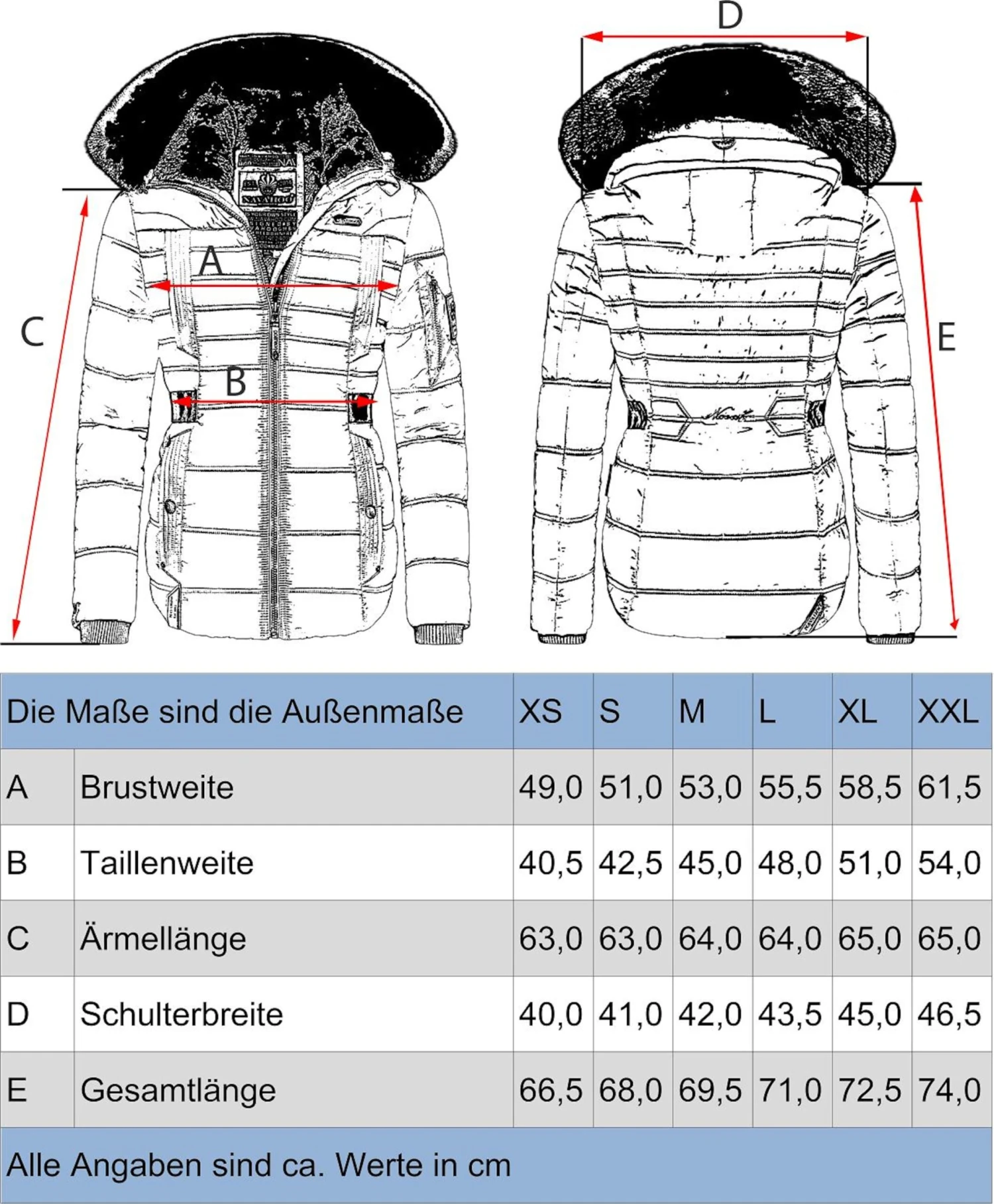 NAVAHOO Vinterjakke 'Melikaa' Mørkeblå 6 NAVAHOO Vinterjakke 'Melikaa' Mørkeblå - Bilde 6
