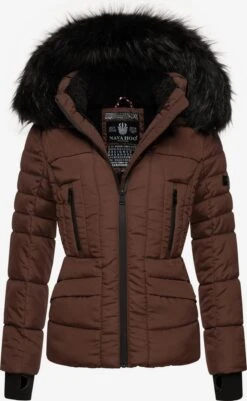 NAVAHOO Vinterjakke 'Adele' Sjokolade