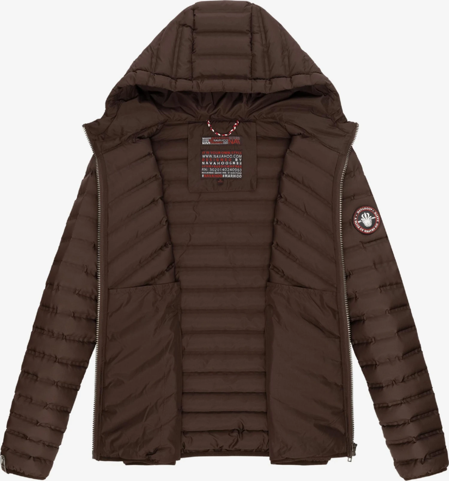 NAVAHOO Overgangsjakke 'Fey-Tun' Brun 5 NAVAHOO Overgangsjakke 'Fey-Tun' Brun - Bilde 5