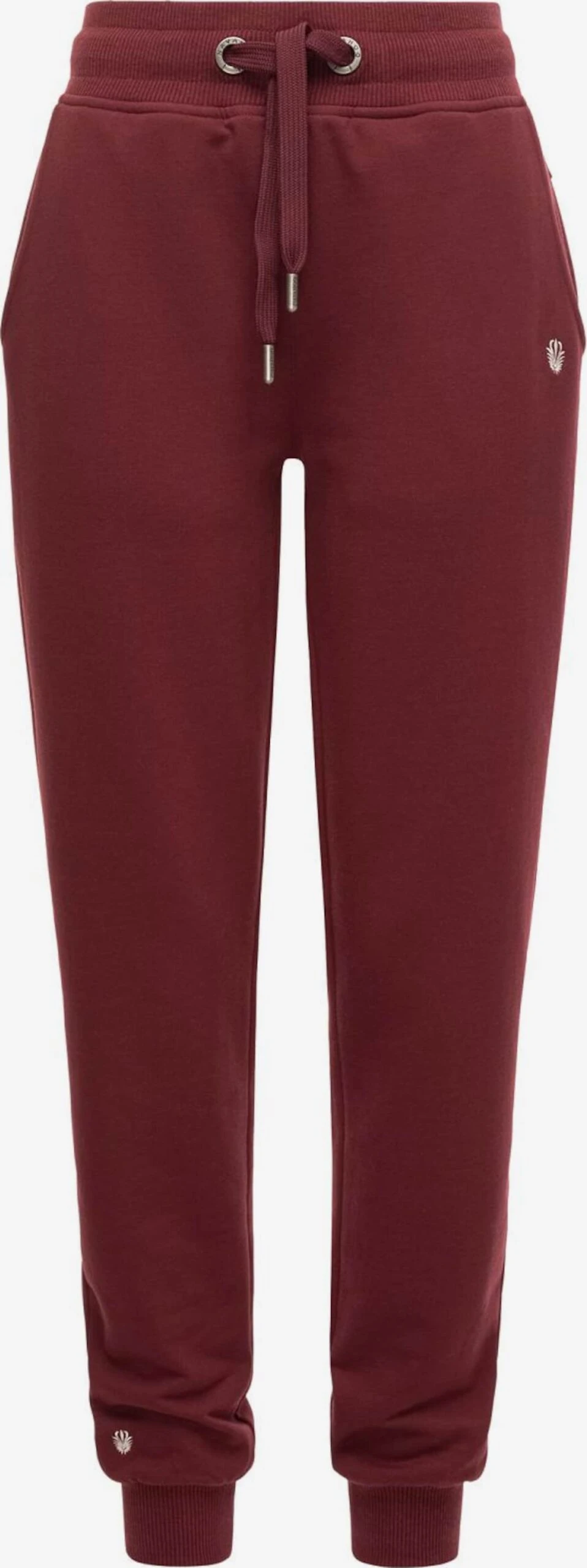 NAVAHOO Avsmalnet Bukse Burgunder 1 NAVAHOO Avsmalnet Bukse Burgunder