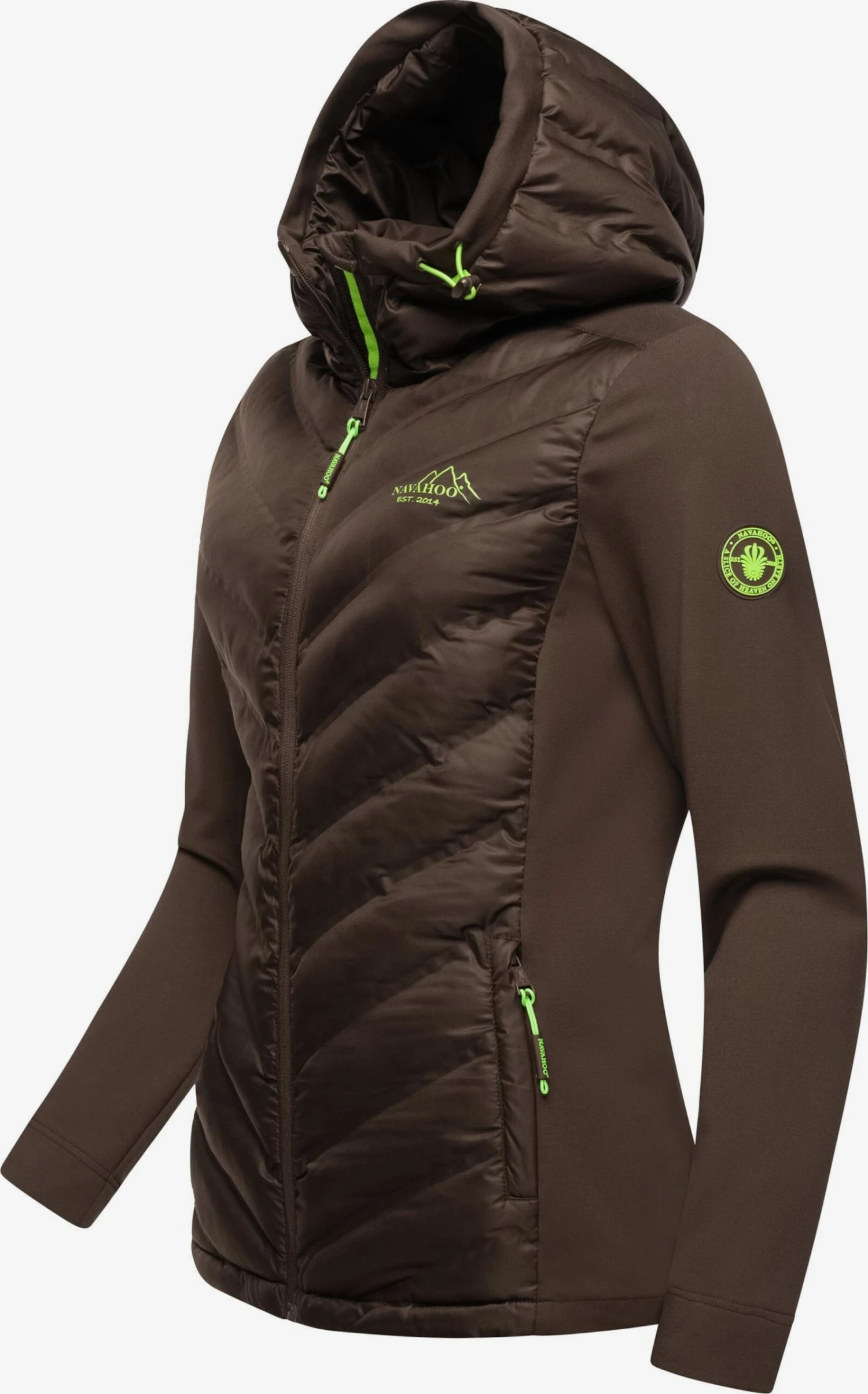 NAVAHOO Overgangsjakke 'Nimm Mich Mit' Mørkebrun 2 NAVAHOO Overgangsjakke 'Nimm Mich Mit' Mørkebrun - Bilde 2