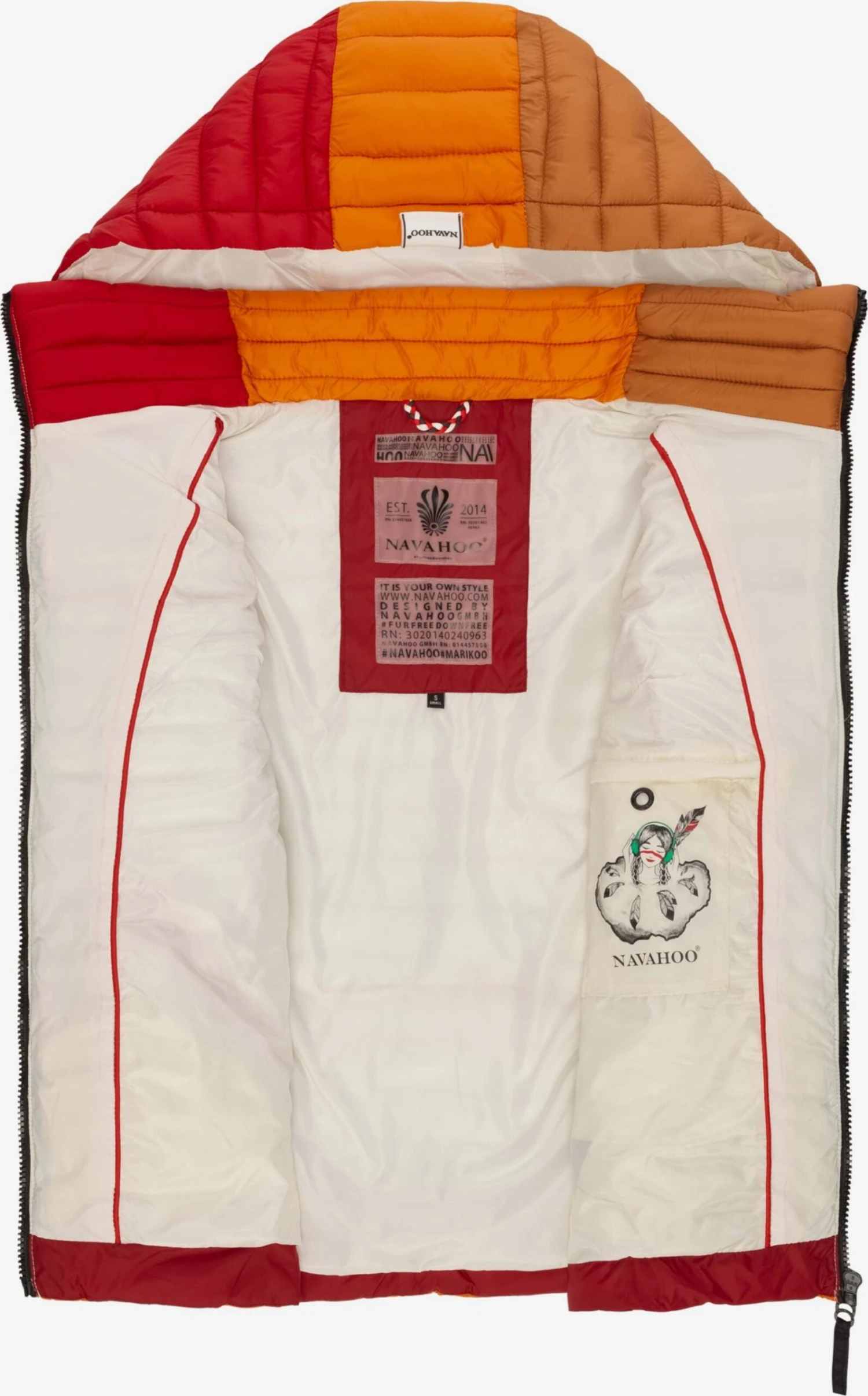 NAVAHOO Vest 'Shadaa' Blandingsfarger 5 NAVAHOO Vest 'Shadaa' Blandingsfarger - Bilde 5