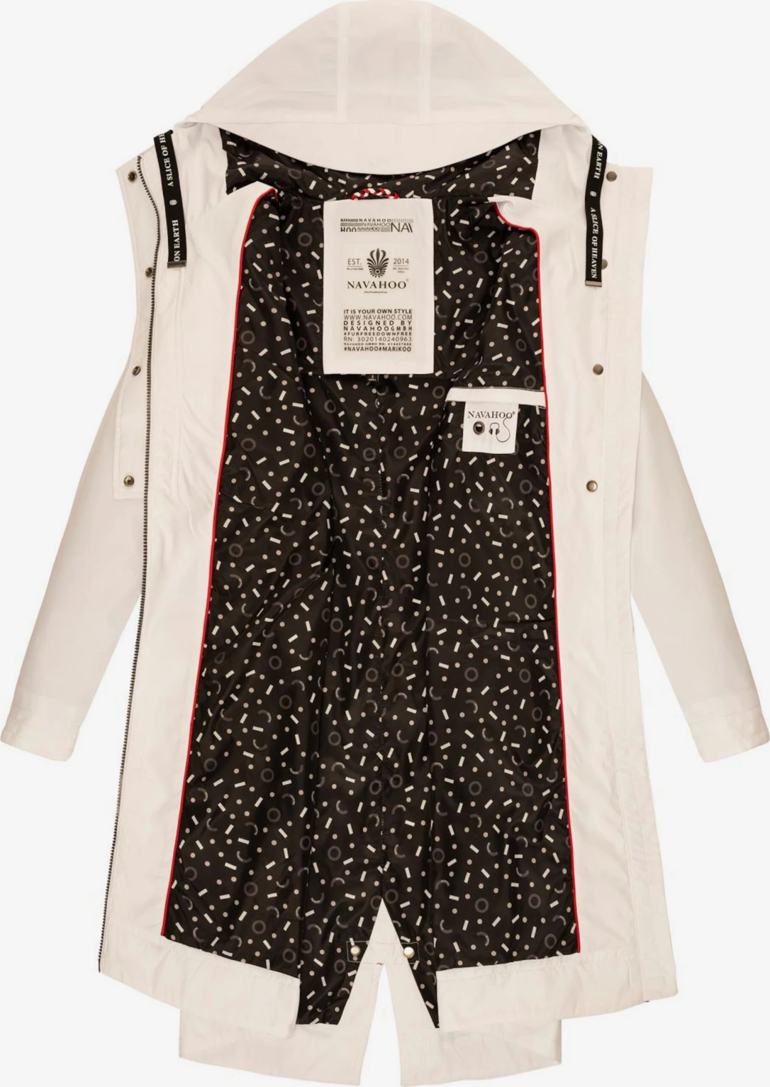 NAVAHOO Overgangsparkas ' Josinaa ' Hvit 4 NAVAHOO Overgangsparkas ' Josinaa ' Hvit - Bilde 4