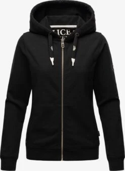 NAVAHOO Sweatjakke 'Engelshaar' Svart