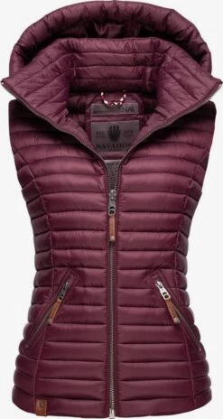 NAVAHOO Vest 'Shadaa' Bordeaux