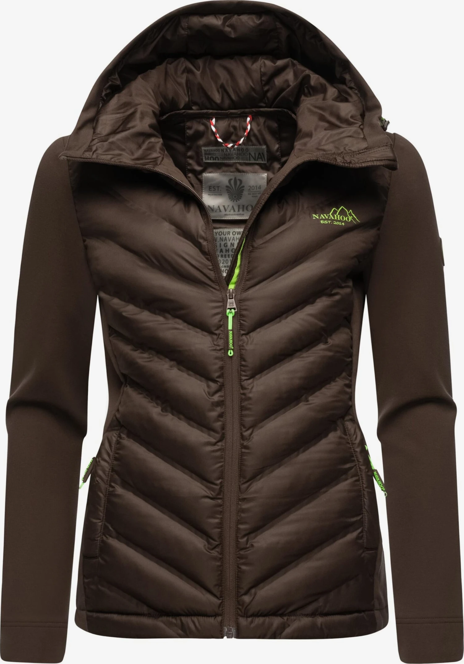 NAVAHOO Overgangsjakke 'Nimm Mich Mit' Mørkebrun 1 NAVAHOO Overgangsjakke 'Nimm Mich Mit' Mørkebrun